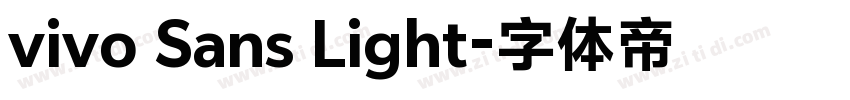 vivo Sans Light字体转换